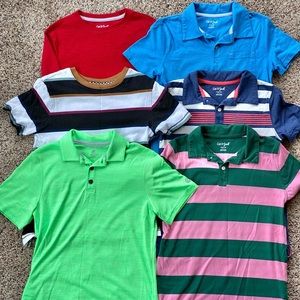 Set of 6 Boys Shirts - Size 8/10